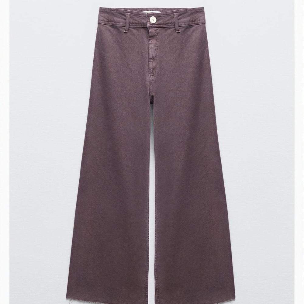 Zara Marine Straight High Rise Jean